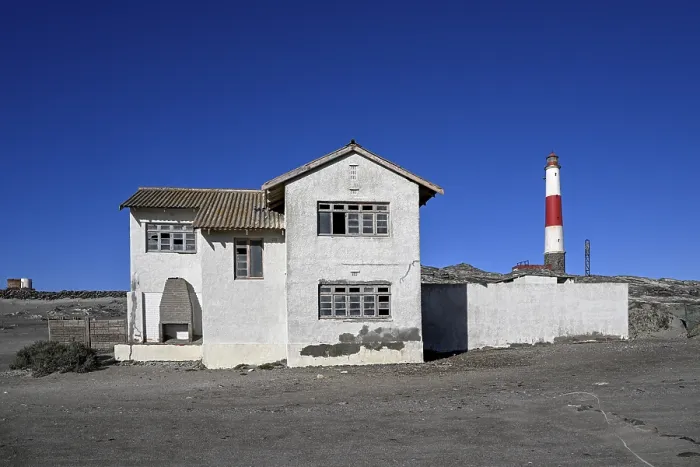 Gerahmter Druck : Leuchtturm von 1915, Diaz Point