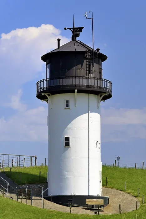 Gerahmter Druck : Leuchtturm, Leuchtfeuer, dicke Berta