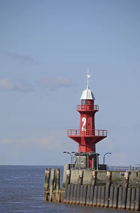 Gerahmter Druck : Leuchtturm in Brunsbüttel. Gerahmter Druck : Leuchtturm in Brunsbüttel.