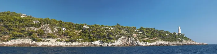 Gerahmter Druck : Leuchtturm von Cap Ferrat, Panorama. Gerahmter Druck : Leuchtturm von Cap Ferrat, Panorama.