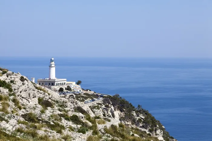Gerahmter Druck : Leuchtturm am Cap de Formentor, Mallorca Gerahmter Druck : Leuchtturm am Cap de Formentor, Mallorca