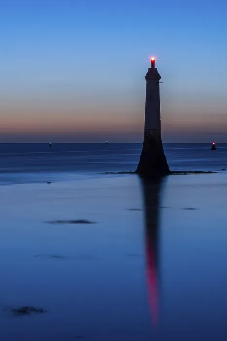 Gerahmter Druck : Leuchtturm bei Morgenzeit in Shaldon Gerahmter Druck : Leuchtturm bei Morgenzeit in Shaldon