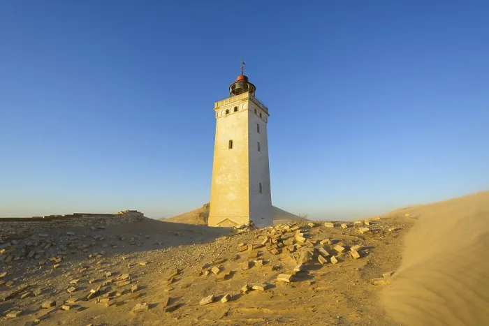 Gerahmter Druck : Leuchtturm und Düne, Rubjerg Knude Gerahmter Druck : Leuchtturm und Düne, Rubjerg Knude