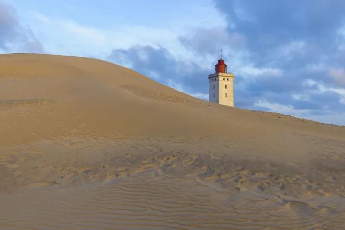 Gerahmter Druck : Leuchtturm und Düne, Rubjerg Knude Gerahmter Druck : Leuchtturm und Düne, Rubjerg Knude