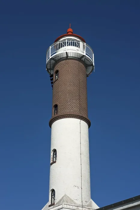 Gerahmter Druck : Leuchtturm am Hafen, Timmendorf. Gerahmter Druck : Leuchtturm am Hafen, Timmendorf.