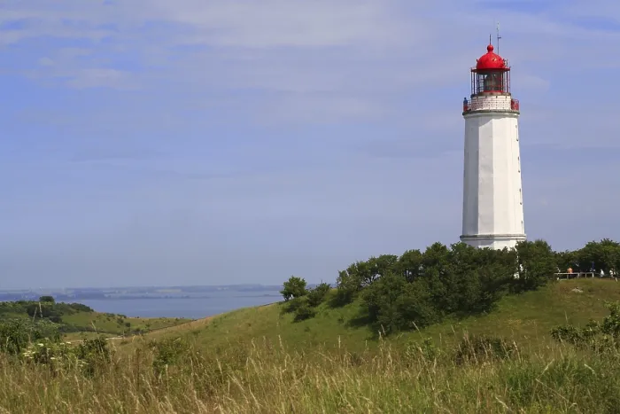 Gerahmter Druck : Leuchtturm auf der Insel Hiddensee Gerahmter Druck : Leuchtturm auf der Insel Hiddensee