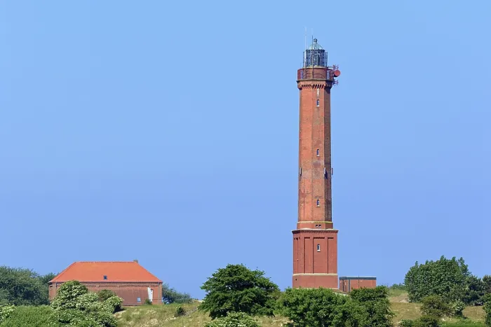 Gerahmter Druck : Leuchtturm von Norderney, Norderney