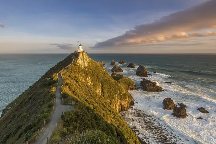 Gerahmter Druck : Leuchtturm am Nugget Point, Catlins. Gerahmter Druck : Leuchtturm am Nugget Point, Catlins.