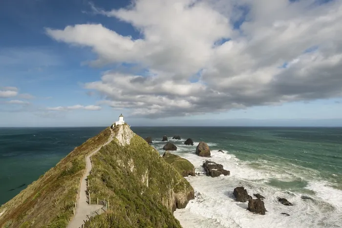 Gerahmter Druck : Leuchtturm bei Nugget Point, Catlins. Gerahmter Druck : Leuchtturm bei Nugget Point, Catlins.