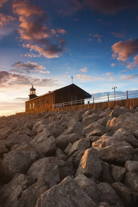 Gerahmter Druck : Leuchtturm auf der Pier in Morecambe. Gerahmter Druck : Leuchtturm auf der Pier in Morecambe.