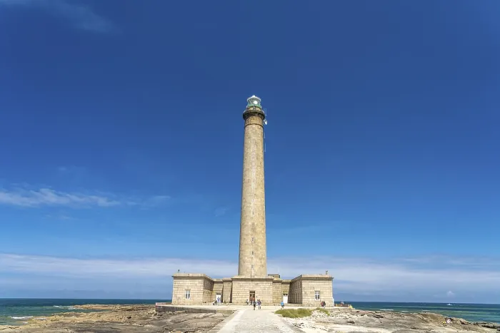 Gerahmter Druck : Der Leuchtturm auf der Pointe de Barfleur. Gerahmter Druck : Der Leuchtturm auf der Pointe de Barfleur.