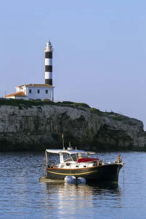 Gerahmter Druck : Leuchtturm, Punta de ses Crestes Gerahmter Druck : Leuchtturm, Punta de ses Crestes