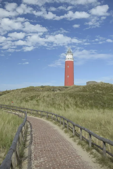 Gerahmter Druck : Leuchtturm auf Texel Gerahmter Druck : Leuchtturm auf Texel