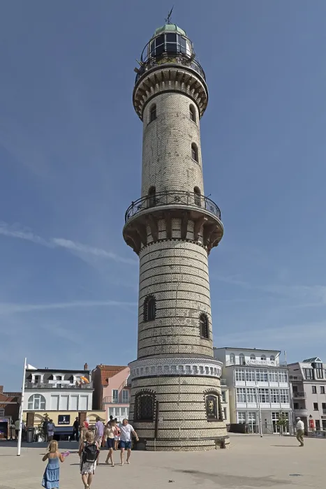 Gerahmter Druck : Leuchtturm, Warnemünde, Rostock Gerahmter Druck : Leuchtturm, Warnemünde, Rostock