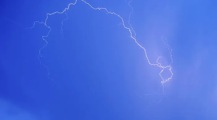 Gerahmter Druck : Lightning Gerahmter Druck : Lightning