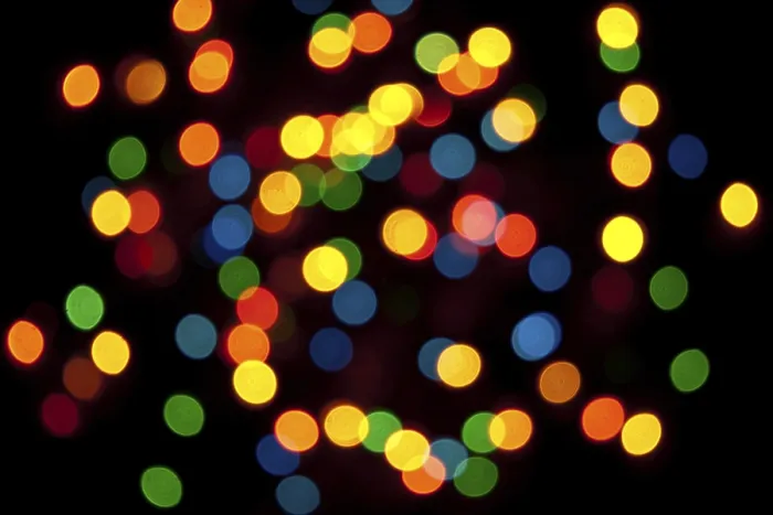 Gerahmter Druck : Lichter, unscharfes Hintergrund. Gerahmter Druck : Lichter, unscharfes Hintergrund.