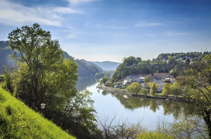Gerahmter Druck : Linz - Donau-Tal Gerahmter Druck : Linz - Donau-Tal