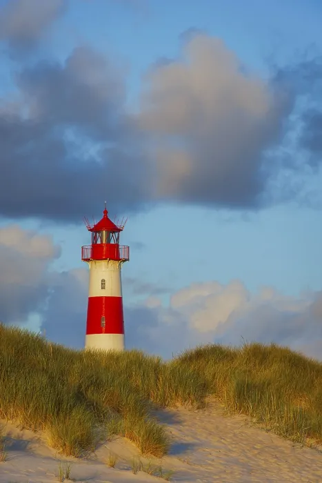 Gerahmter Druck : Das Leuchtturm Lister bei Ellenbogen. Gerahmter Druck : Das Leuchtturm Lister bei Ellenbogen.