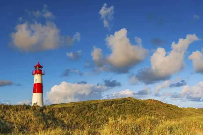 Gerahmter Druck : Das Leuchtturm Lister bei Ellenbogen Gerahmter Druck : Das Leuchtturm Lister bei Ellenbogen