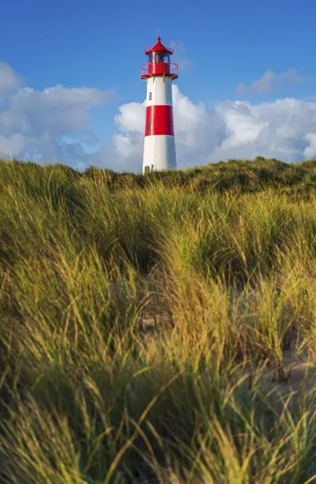Gerahmter Druck : Das Leuchtturm Lister bei Ellenbogen. Gerahmter Druck : Das Leuchtturm Lister bei Ellenbogen.