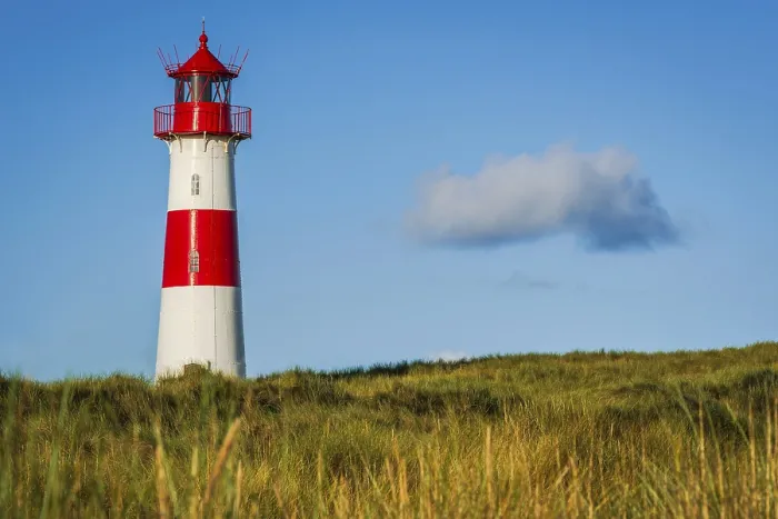 Gerahmter Druck : Das Leuchtturm Lister bei Ellenbogen Gerahmter Druck : Das Leuchtturm Lister bei Ellenbogen