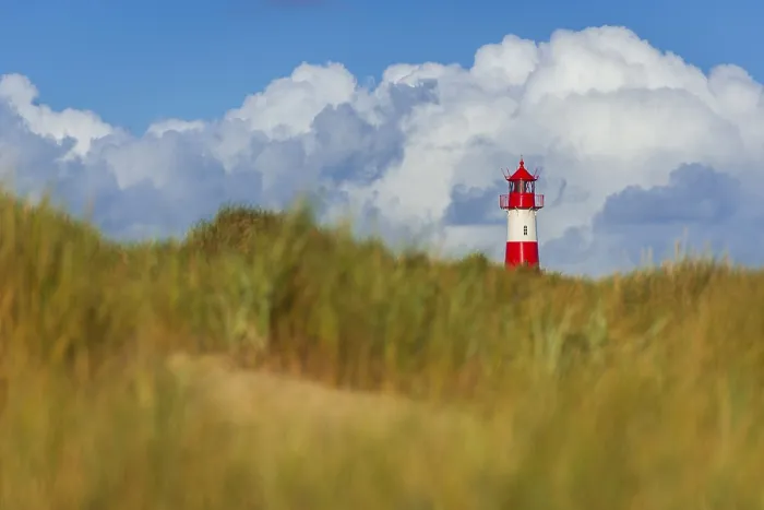 Gerahmter Druck : Das Leuchtturm Lister bei Ellenbogen Gerahmter Druck : Das Leuchtturm Lister bei Ellenbogen