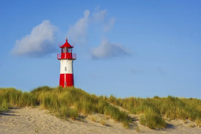 Gerahmter Druck : Das Leuchtturm Lister bei Ellenbogen Gerahmter Druck : Das Leuchtturm Lister bei Ellenbogen