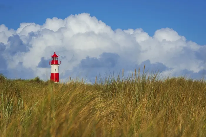 Gerahmter Druck : Das Leuchtturm Lister bei Ellenbogen Gerahmter Druck : Das Leuchtturm Lister bei Ellenbogen