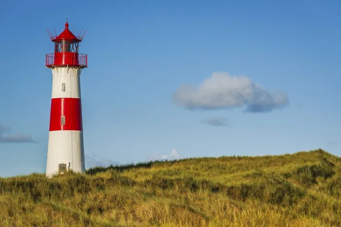 Gerahmter Druck : Das Leuchtturm Lister bei Ellenbogen Gerahmter Druck : Das Leuchtturm Lister bei Ellenbogen