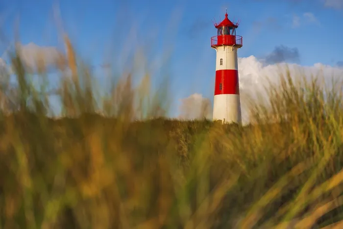 Gerahmter Druck : Das Leuchtturm Lister bei Ellenbogen Gerahmter Druck : Das Leuchtturm Lister bei Ellenbogen
