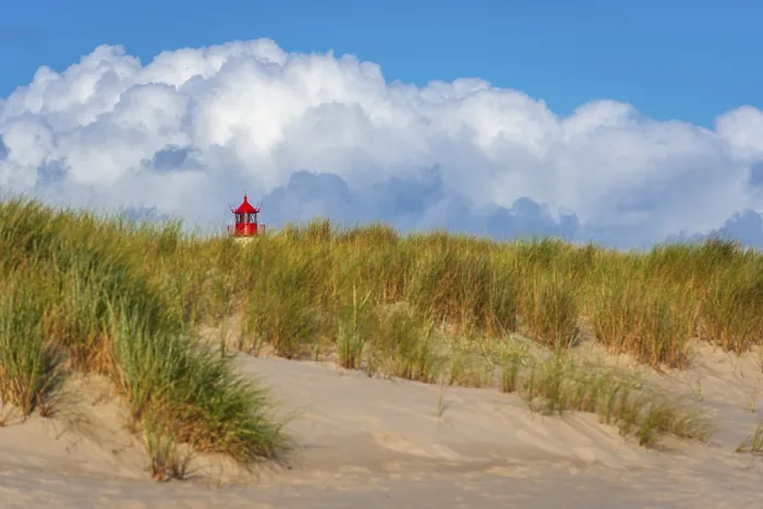 Gerahmter Druck : Das Leuchtturm Lister bei Ellenbogen. Gerahmter Druck : Das Leuchtturm Lister bei Ellenbogen.