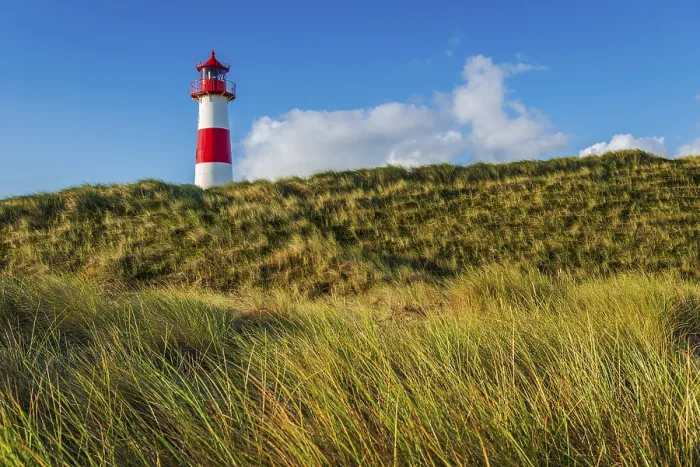 Gerahmter Druck : Das Leuchtturm Lister bei Ellenbogen Gerahmter Druck : Das Leuchtturm Lister bei Ellenbogen