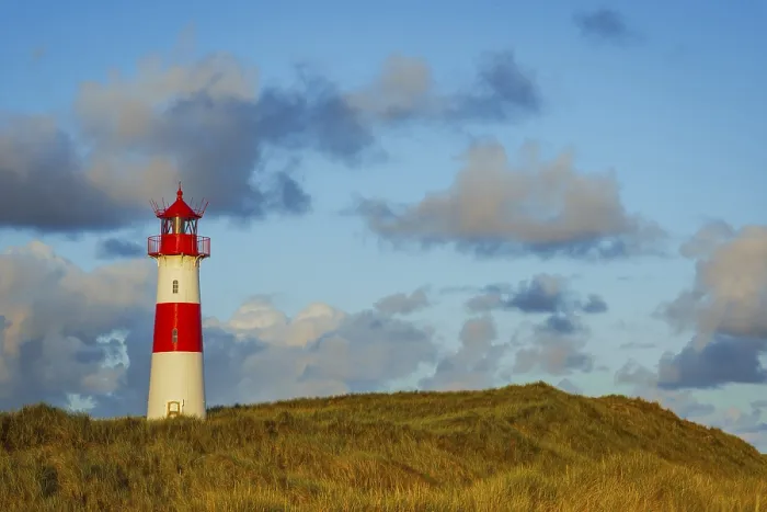 Gerahmter Druck : Das Leuchtturm Lister bei Ellenbogen Gerahmter Druck : Das Leuchtturm Lister bei Ellenbogen