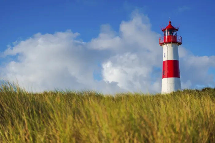 Gerahmter Druck : Das Leuchtturm Lister bei Ellenbogen Gerahmter Druck : Das Leuchtturm Lister bei Ellenbogen
