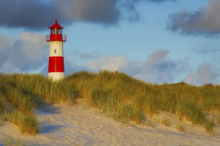 Gerahmter Druck : Das Leuchtturm von Lister bei Ellenbogen. Gerahmter Druck : Das Leuchtturm von Lister bei Ellenbogen.