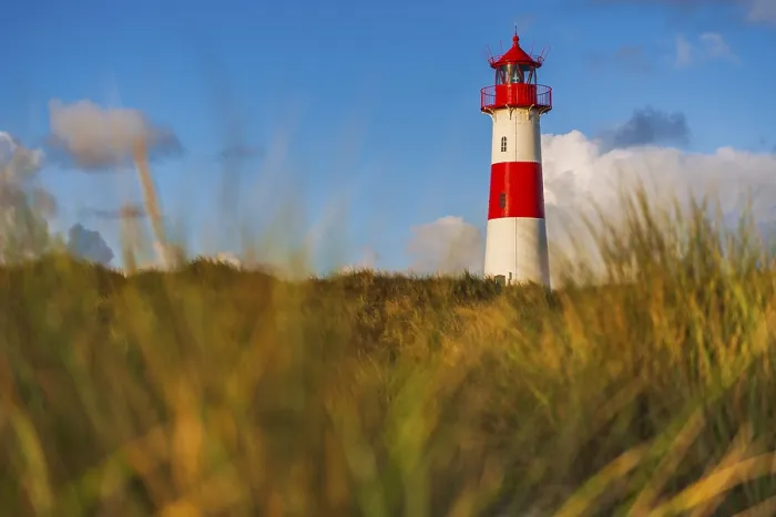 Gerahmter Druck : Das Leuchtturm Lister bei Ellenbogen. Gerahmter Druck : Das Leuchtturm Lister bei Ellenbogen.