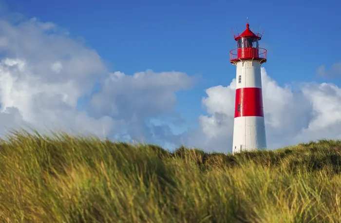 Gerahmter Druck : Das Leuchtturm von Lister bei Ellenbogen Gerahmter Druck : Das Leuchtturm von Lister bei Ellenbogen