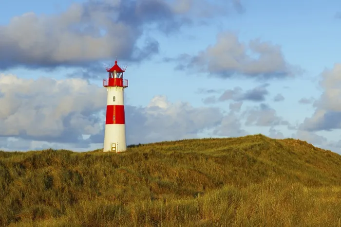 Gerahmter Druck : Das Leuchtturm Lister bei Ellenbogen Gerahmter Druck : Das Leuchtturm Lister bei Ellenbogen