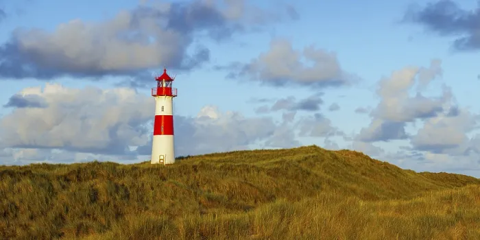 Gerahmter Druck : Das Leuchtturm Lister bei Ellenbogen Gerahmter Druck : Das Leuchtturm Lister bei Ellenbogen