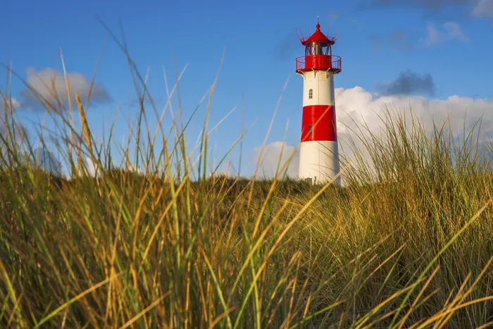 Gerahmter Druck : Das Leuchtturm Lister bei Ellenbogen. Gerahmter Druck : Das Leuchtturm Lister bei Ellenbogen.