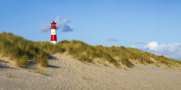 Gerahmter Druck : Das Leuchtturm Lister bei Ellenbogen. Gerahmter Druck : Das Leuchtturm Lister bei Ellenbogen.