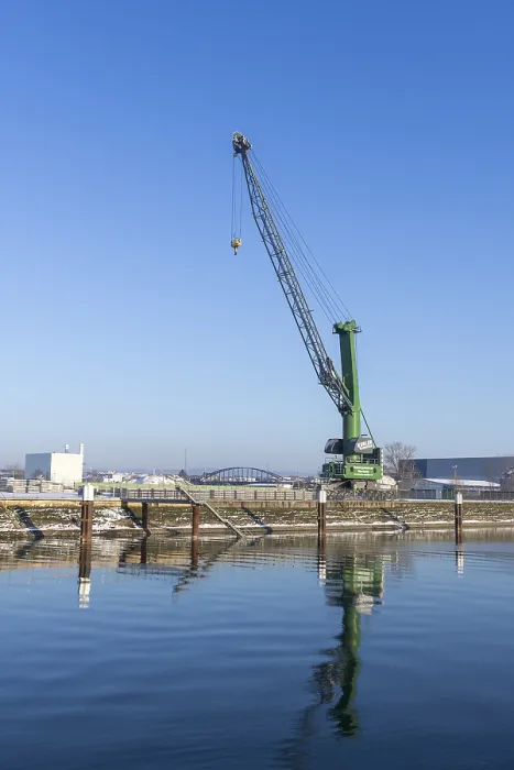 Gerahmter Druck : Ladekran, Hafenkrane, Hafen Gerahmter Druck : Ladekran, Hafenkrane, Hafen