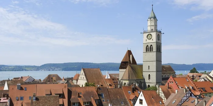 Gerahmter Druck : Ortsansicht mit St. Nikolaikirche Gerahmter Druck : Ortsansicht mit St. Nikolaikirche