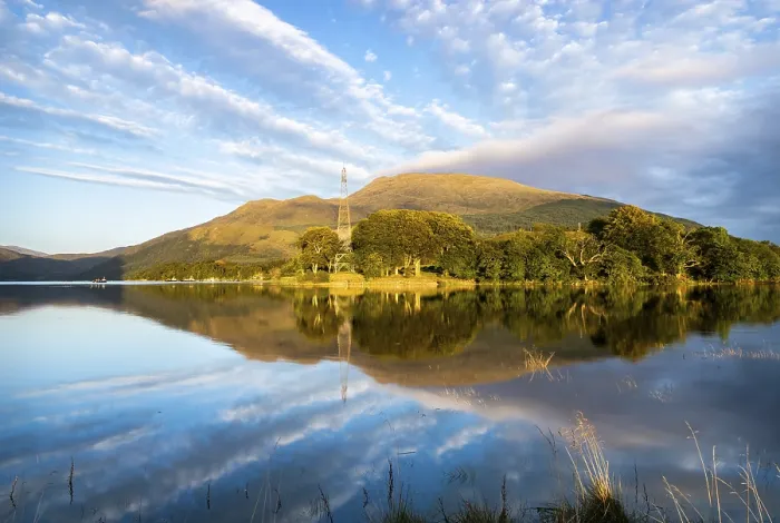 Gerahmter Druck : Loch Etive und River Awe mit Spiegelungen, Schottland, Vereinigtes Königreich Gerahmter Druck : Loch Etive und River Awe mit Spiegelungen, Schottland, Vereinigtes Königreich