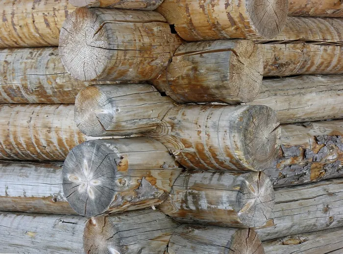 Gerahmter Druck : Holzhaus. Holzhütte Gerahmter Druck : Holzhaus. Holzhütte