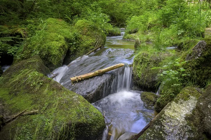 Gerahmter Druck : Lohnbachfall, Pretrobruck, Rappottenstein Gerahmter Druck : Lohnbachfall, Pretrobruck, Rappottenstein