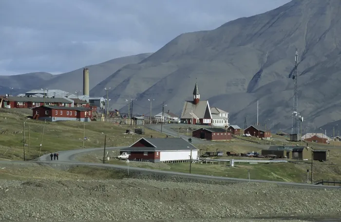 Gerahmter Druck : Longyearbahn, Spitzbergen, Svalbard Gerahmter Druck : Longyearbahn, Spitzbergen, Svalbard