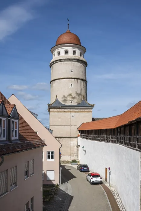 Gerahmter Druck : Nordlinger Stadtmauer mit dem Lopsinger Tor, historische Stadttor im Alten Nrdlingen, Donau-Ries-Kreis, Nrdlinger Ries, Bayern Gerahmter Druck : Nordlinger Stadtmauer mit dem Lopsinger Tor, historische Stadttor im Alten Nrdlingen, Donau-Ries-Kreis, Nrdlinger Ries, Bayern