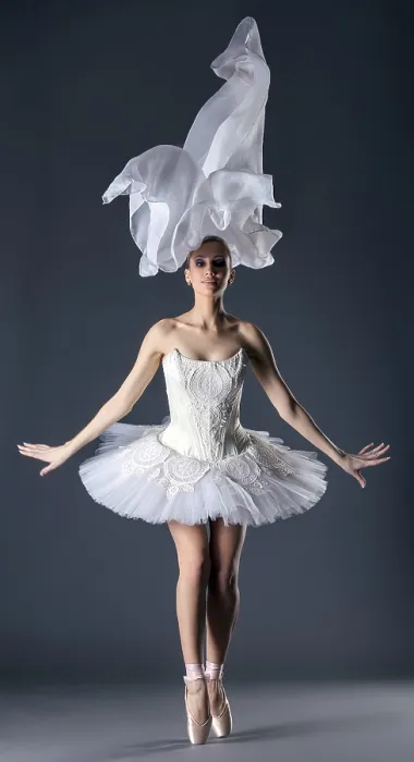 Gerahmter Druck : Schöne junge Balletttänzerin posiert in Studio. Gerahmter Druck : Schöne junge Balletttänzerin posiert in Studio.