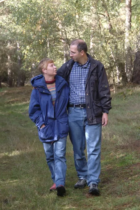 Gerahmter Druck : Lovers Gerahmter Druck : Lovers